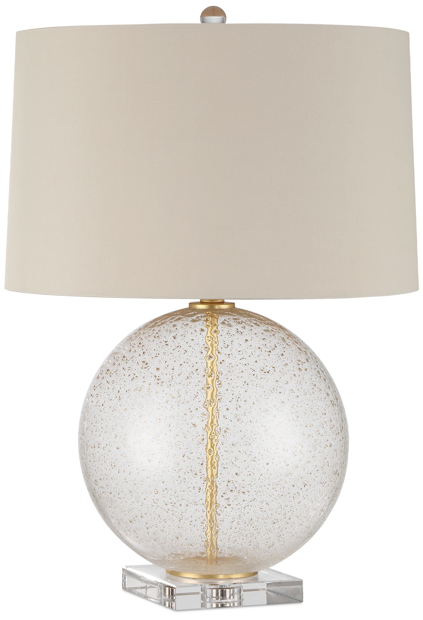 Image 4 Currey & Company 25.5" Zebulon Round Table Lamp more views