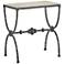 Currey & Company 25" Agora White Travert