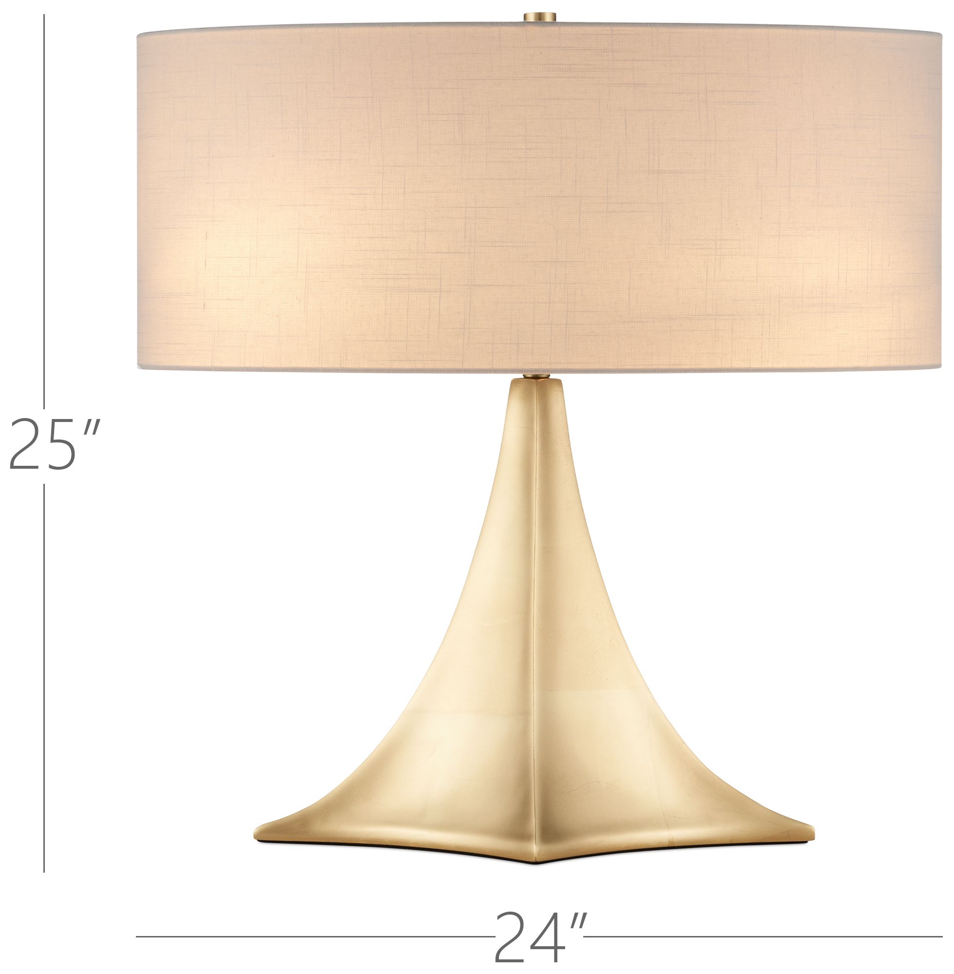 Image 6 Currey & Company 25" Cassia Table Lamp more views