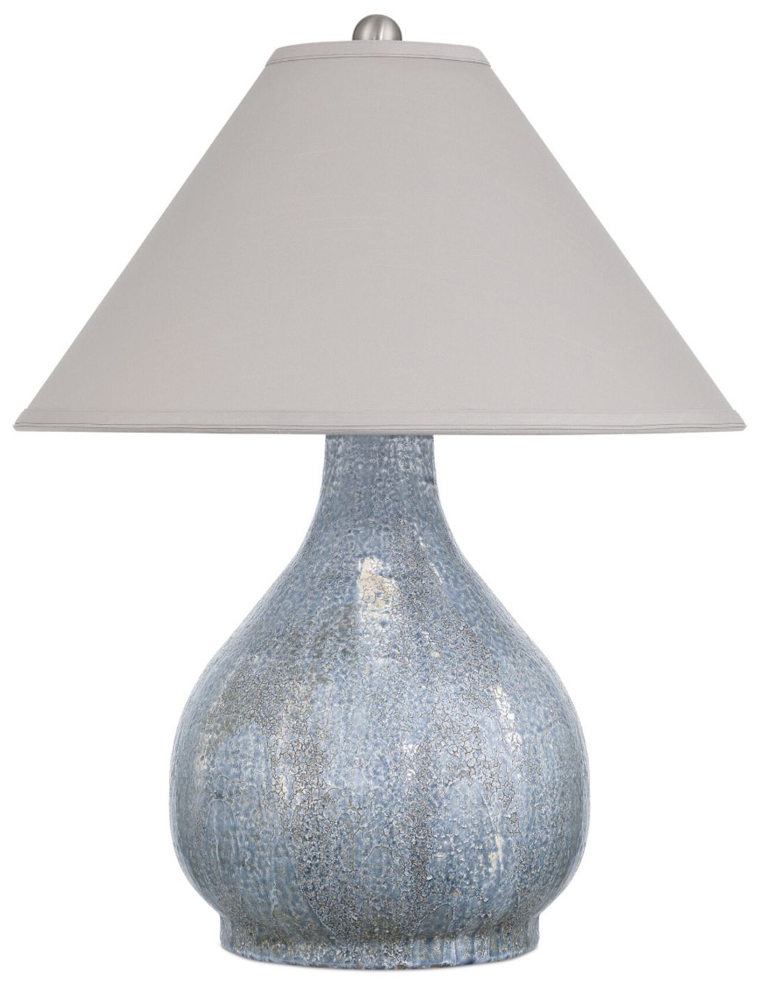 Image 4 Currey & Company 25" High Gray, Blue Table Lamp more views