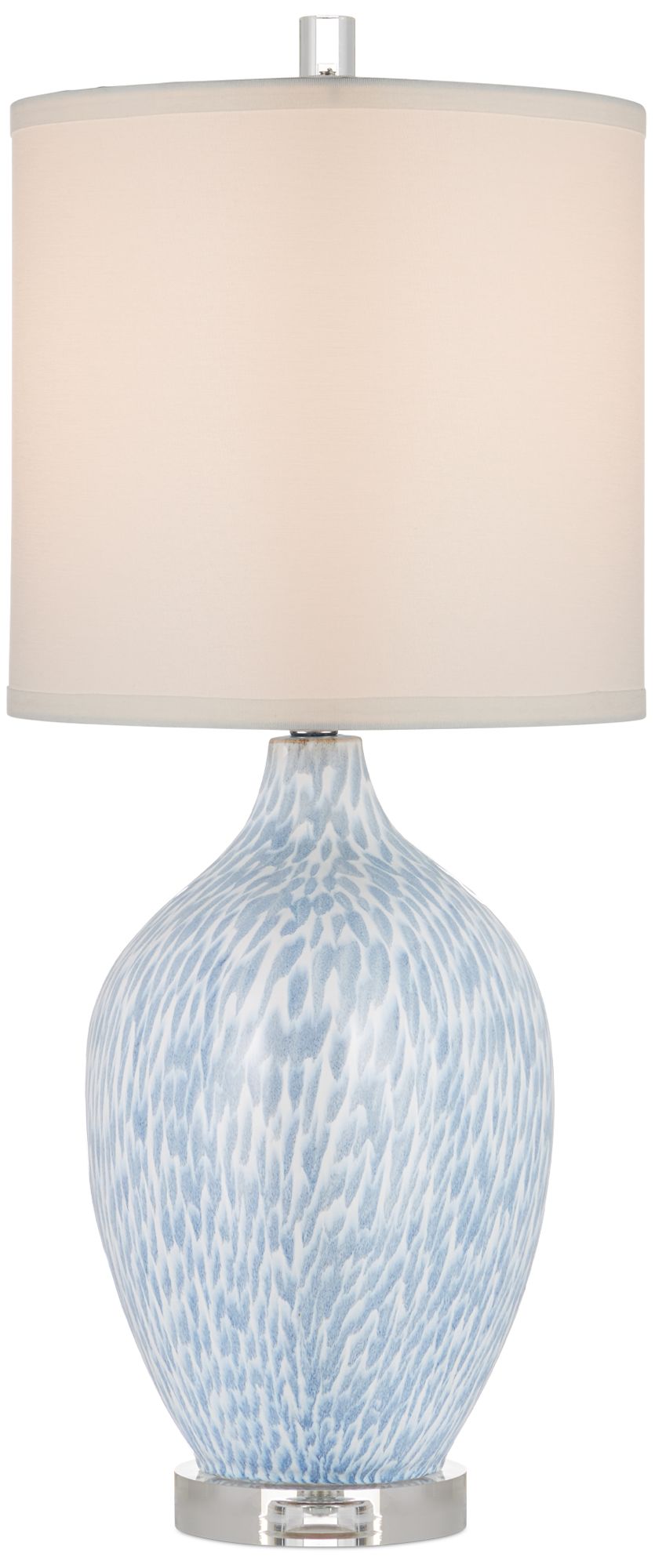 Image 5 Currey & Company 26.25" Tinney Blue Table Lamp more views