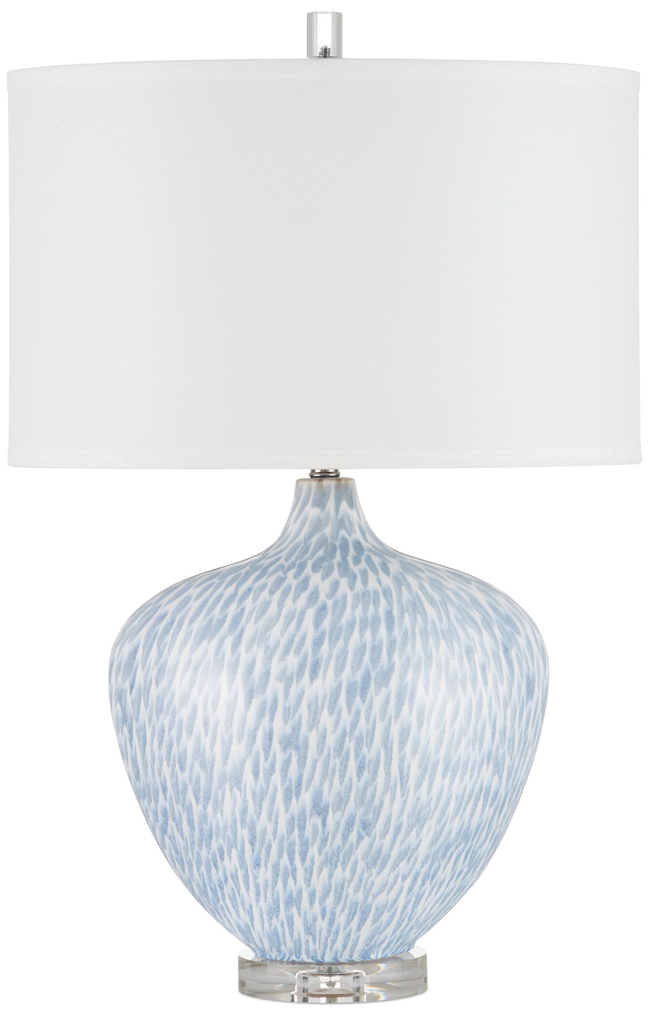 Image 6 Currey & Company 26.25" Tinney Blue Table Lamp more views