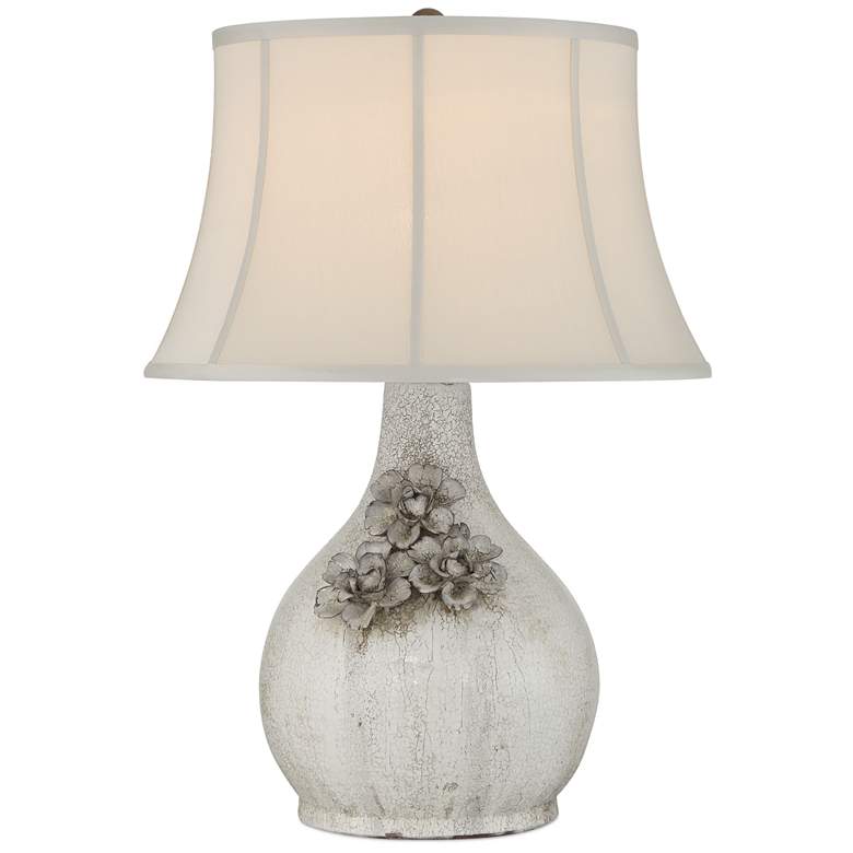 Image 1 Currey & Company 26" Attar White Table Lamp