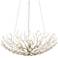 Currey & Company 28.5" Shinju Pearl Bowl 4-Light Chandelier