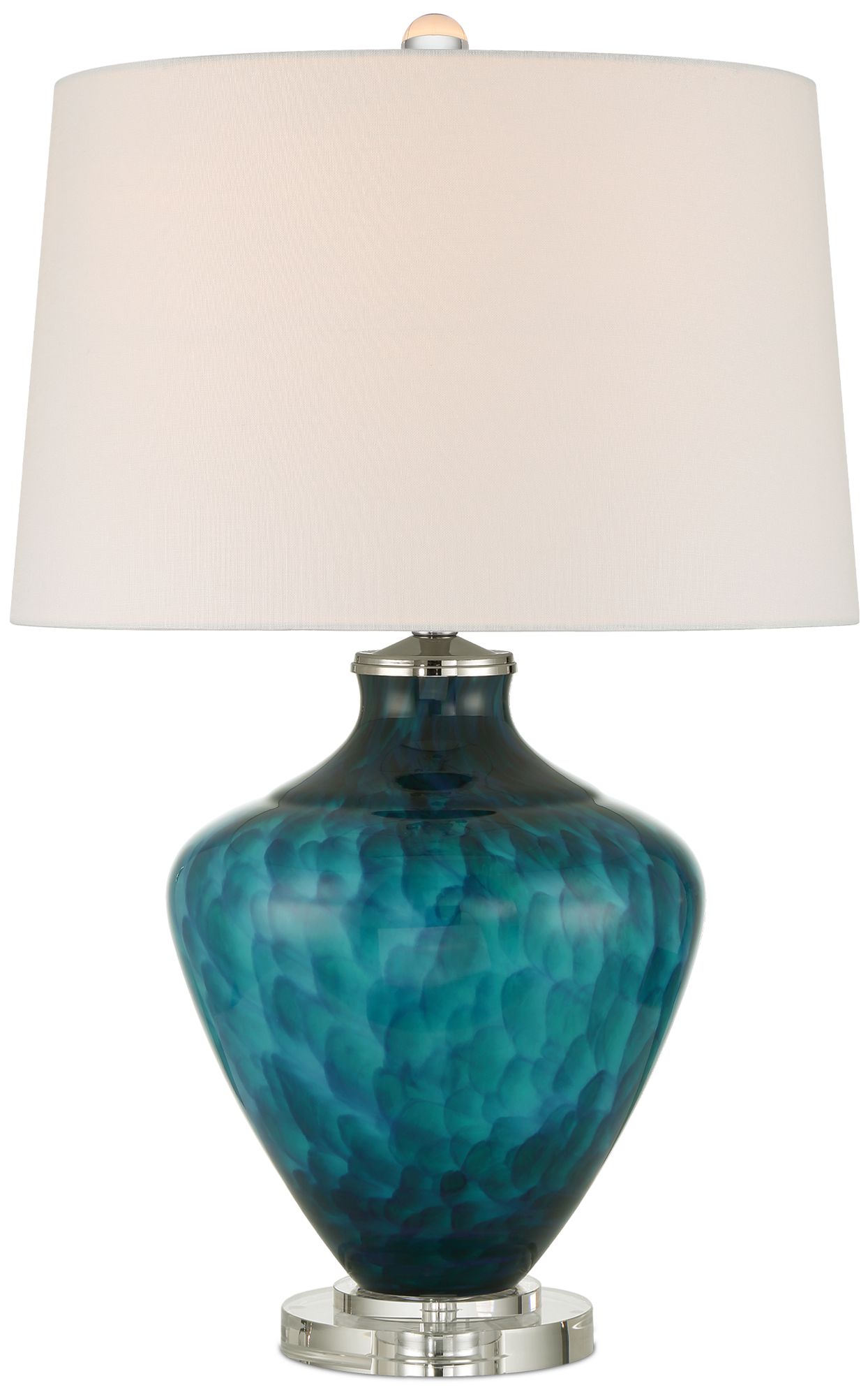 Image 2 Currey & Company 29.75" Sapphire Blue Table Lamp