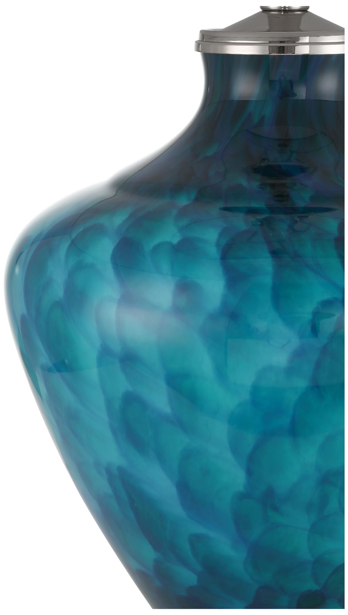 Image 3 Currey & Company 29.75" Sapphire Blue Table Lamp more views