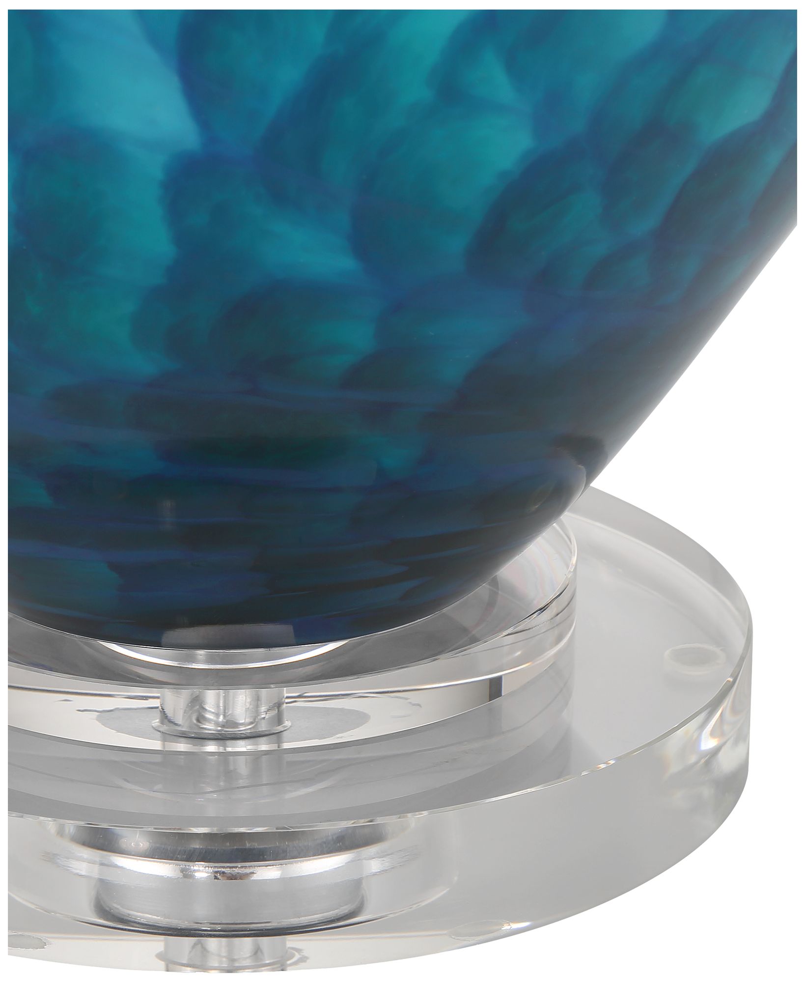 Image 4 Currey & Company 29.75" Sapphire Blue Table Lamp more views