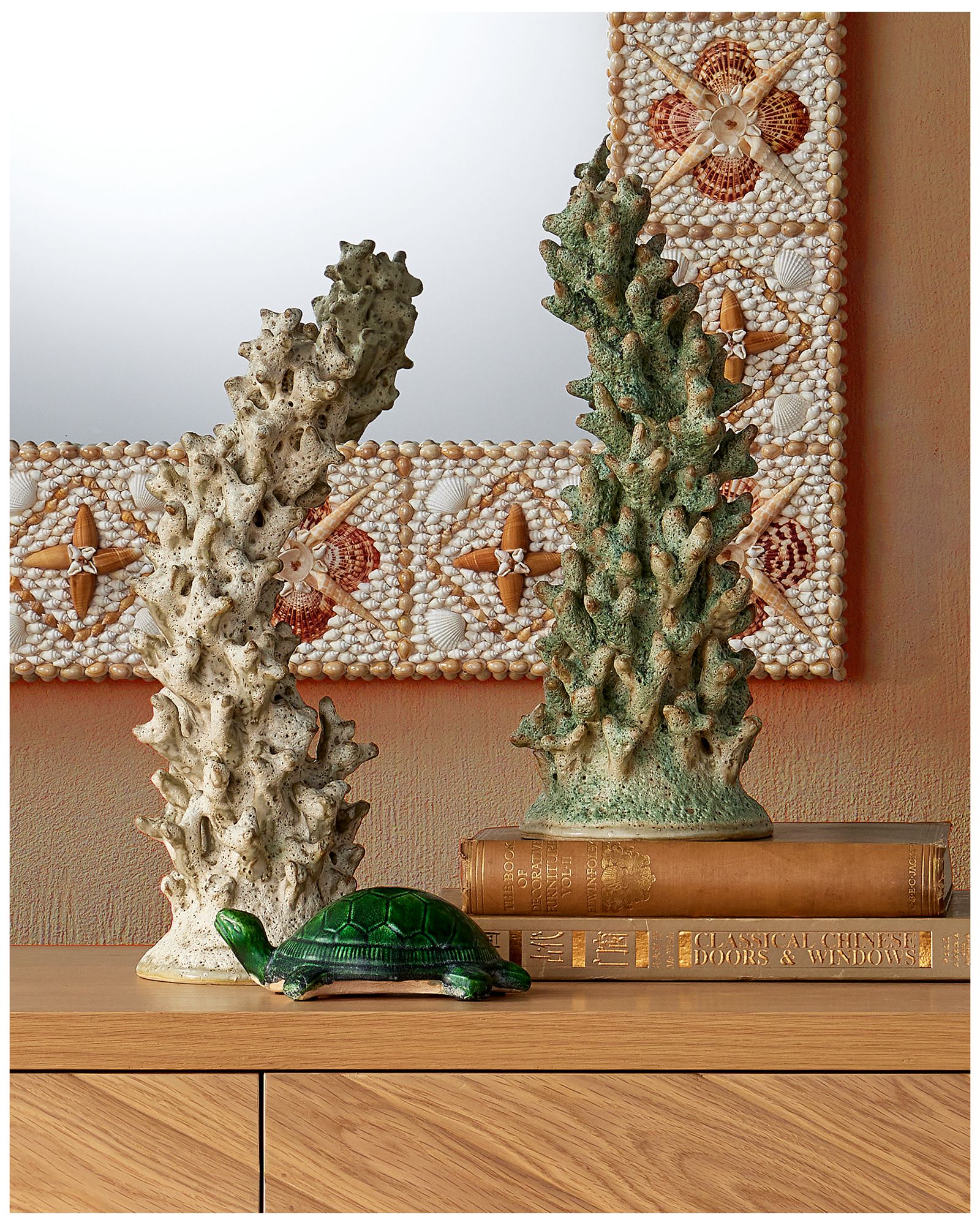 Image 6 Currey & Company 3" Tang Dynasty Green Turtle more views