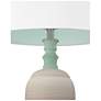 5_Currey & Company 30.25" Happy 80's Brown & Pale Blue Table Lamp more views