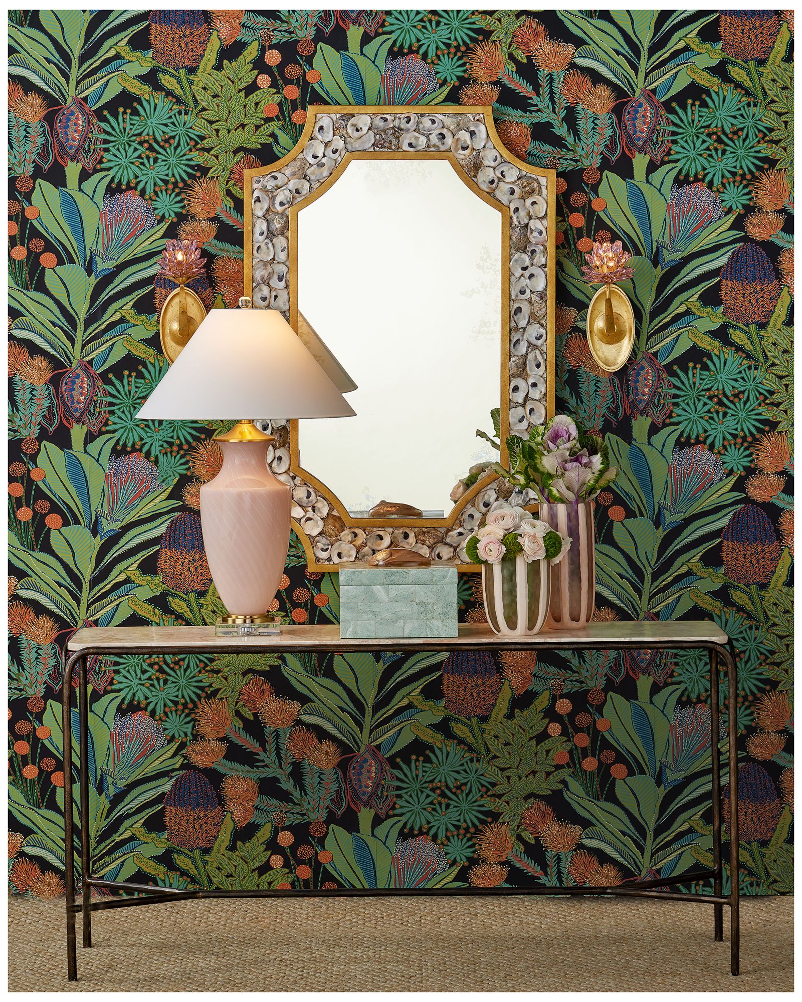 Image 6 Currey & Company 30.5" Lucy Pink Table Lamp more views