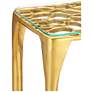 2_Currey & Company 30.75" Honeycomb Gold C more views