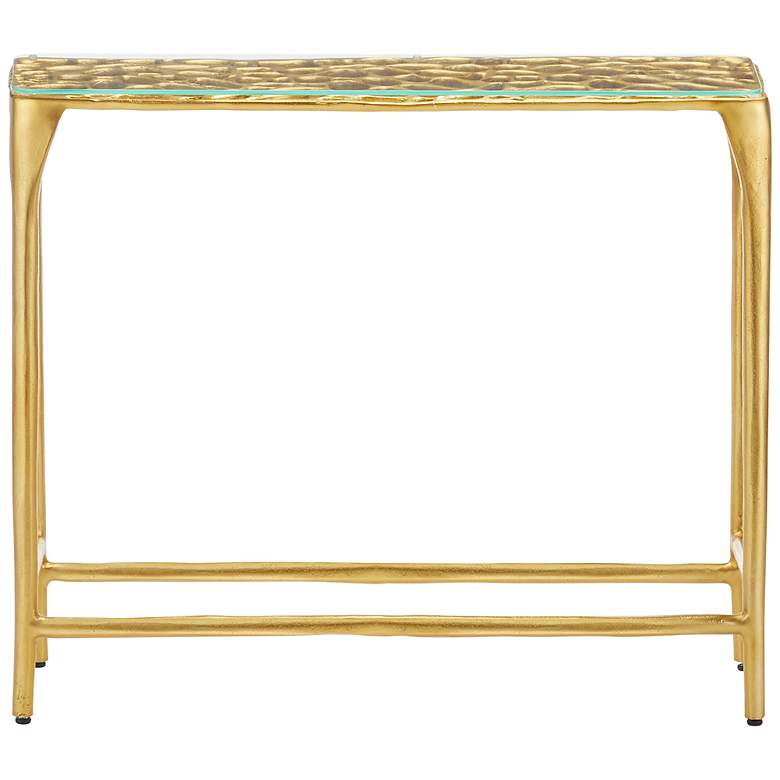 Image 4 Currey & Company 30.75" Honeycomb Gold C more views