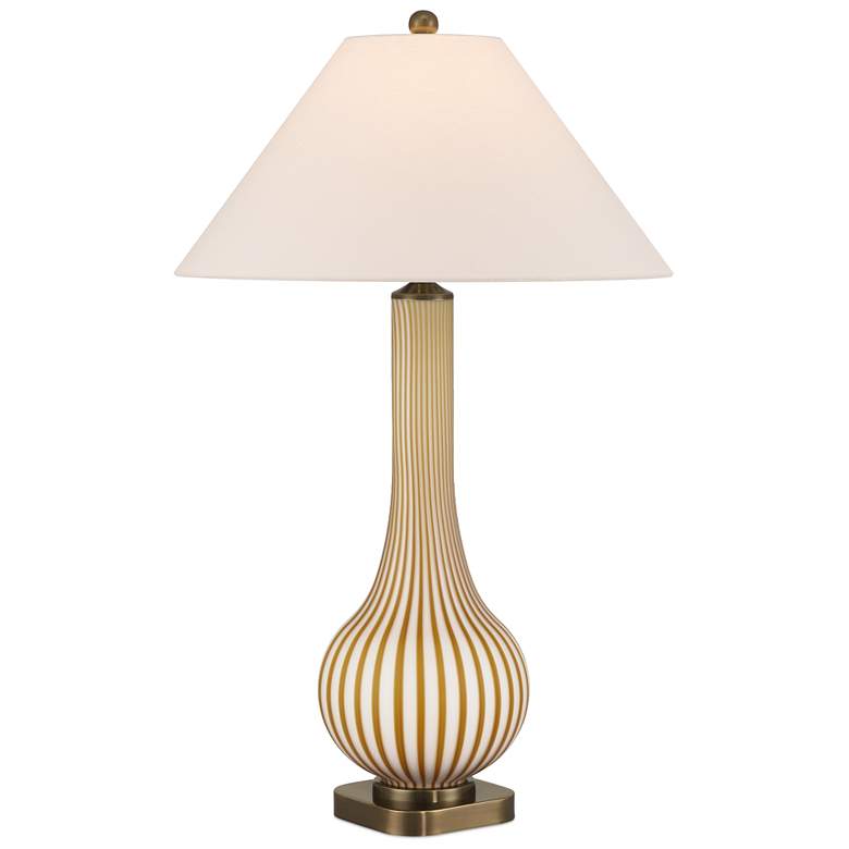 Image 1 Currey & Company 30.75" Striae Table Lamp