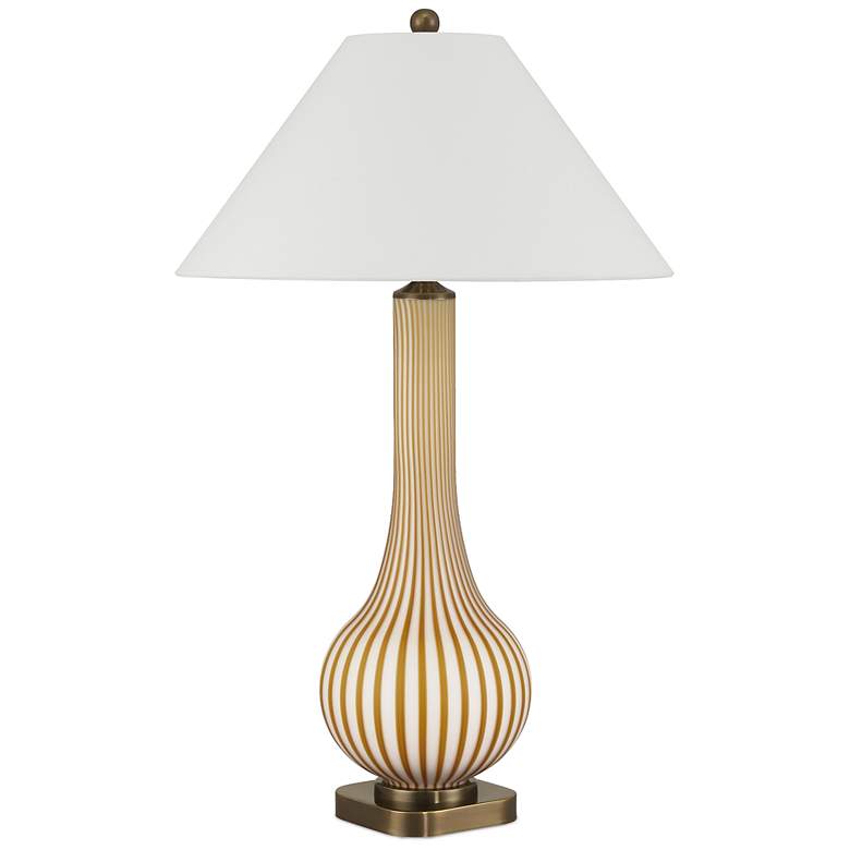 Image 5 Currey & Company 30.75" Striae Table Lamp more views