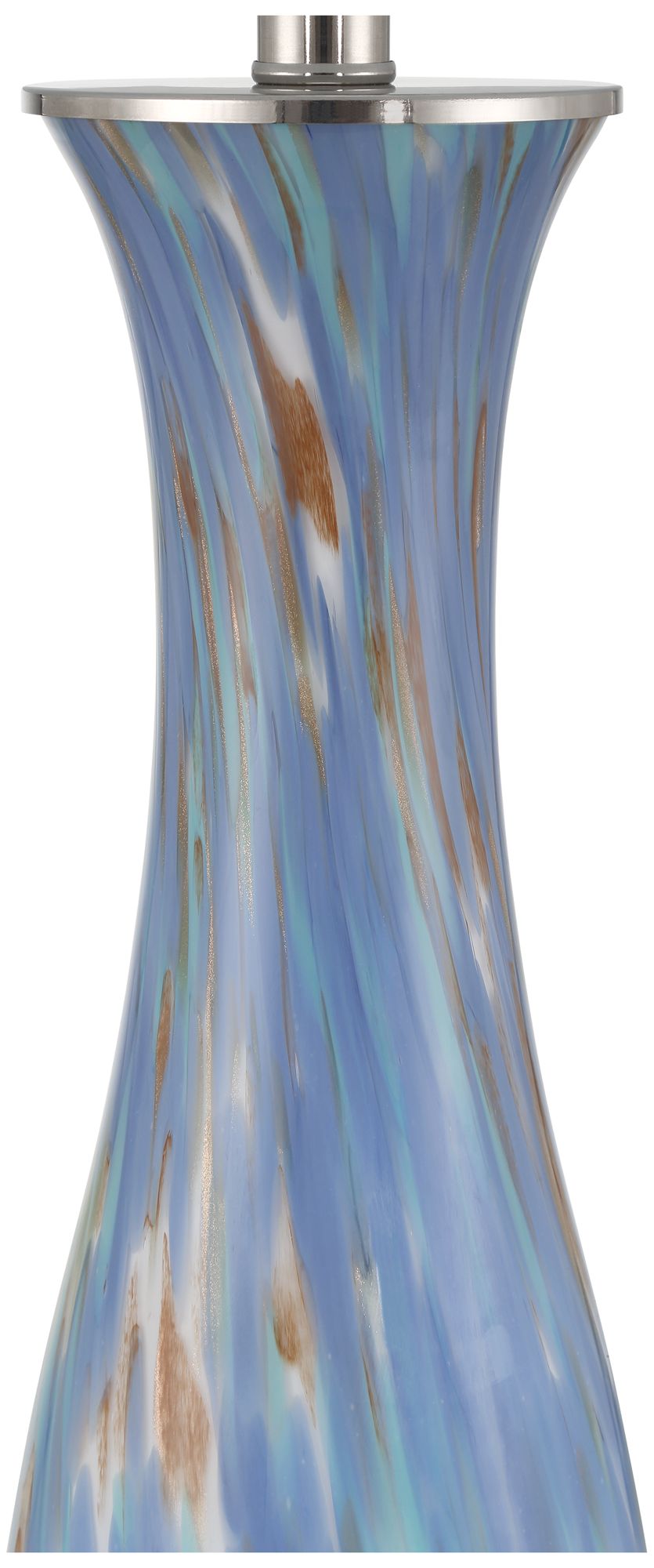 Image 2 Currey & Company 31.5" Lapis Blue Table Lamp more views