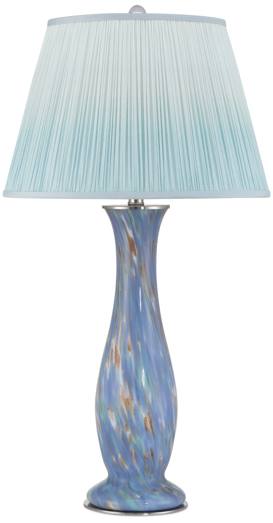 Image 4 Currey & Company 31.5" Lapis Blue Table Lamp more views