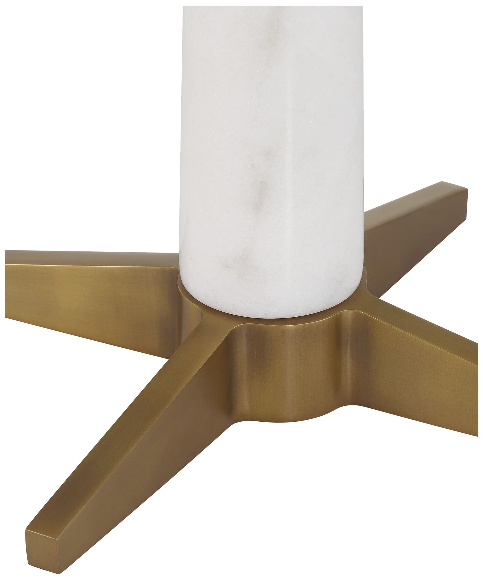 Image 3 Currey & Company 31.75" Munroe White Table Lamp more views