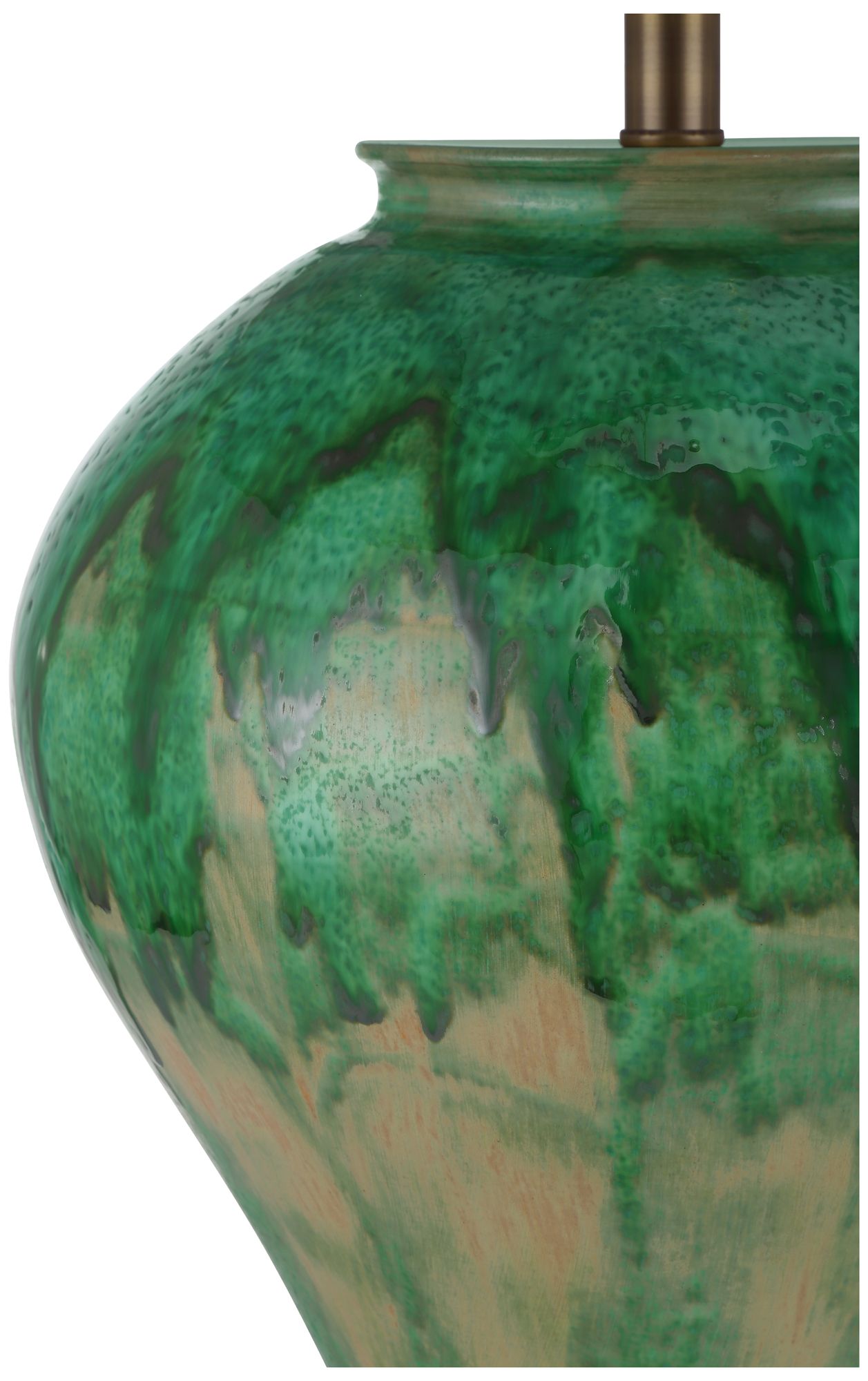 Image 3 Currey & Company 31" Blarney Green Table Lamp more views