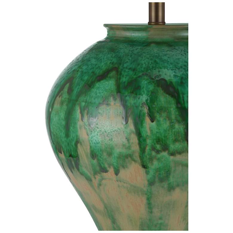 Image 3 Currey & Company 31" Blarney Green Table Lamp more views
