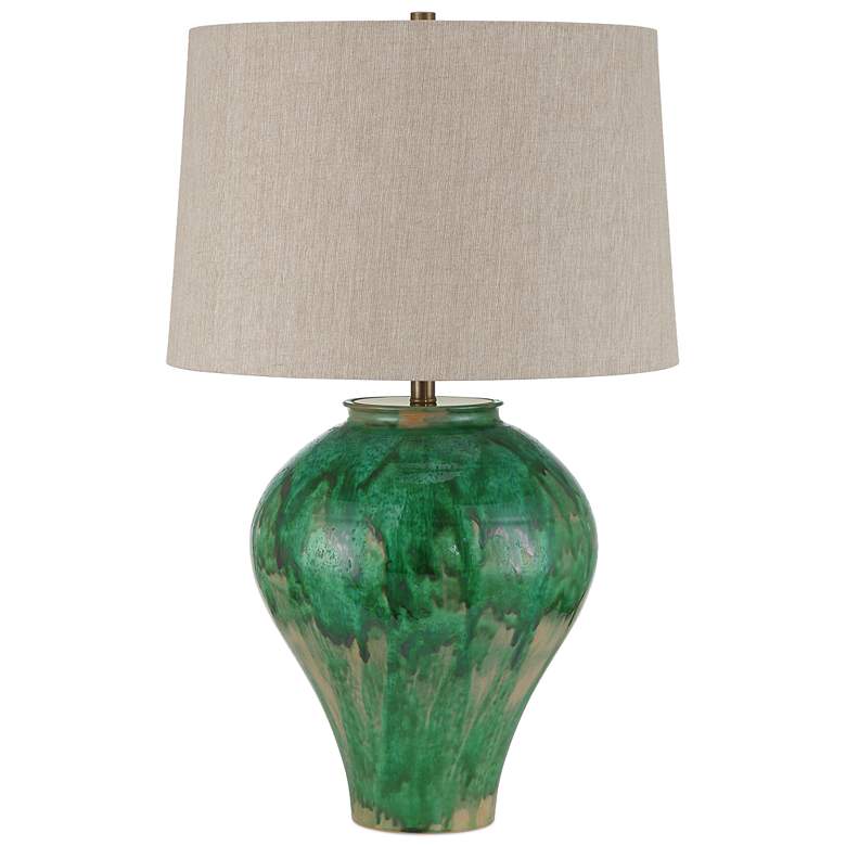 Image 5 Currey & Company 31" Blarney Green Table Lamp more views