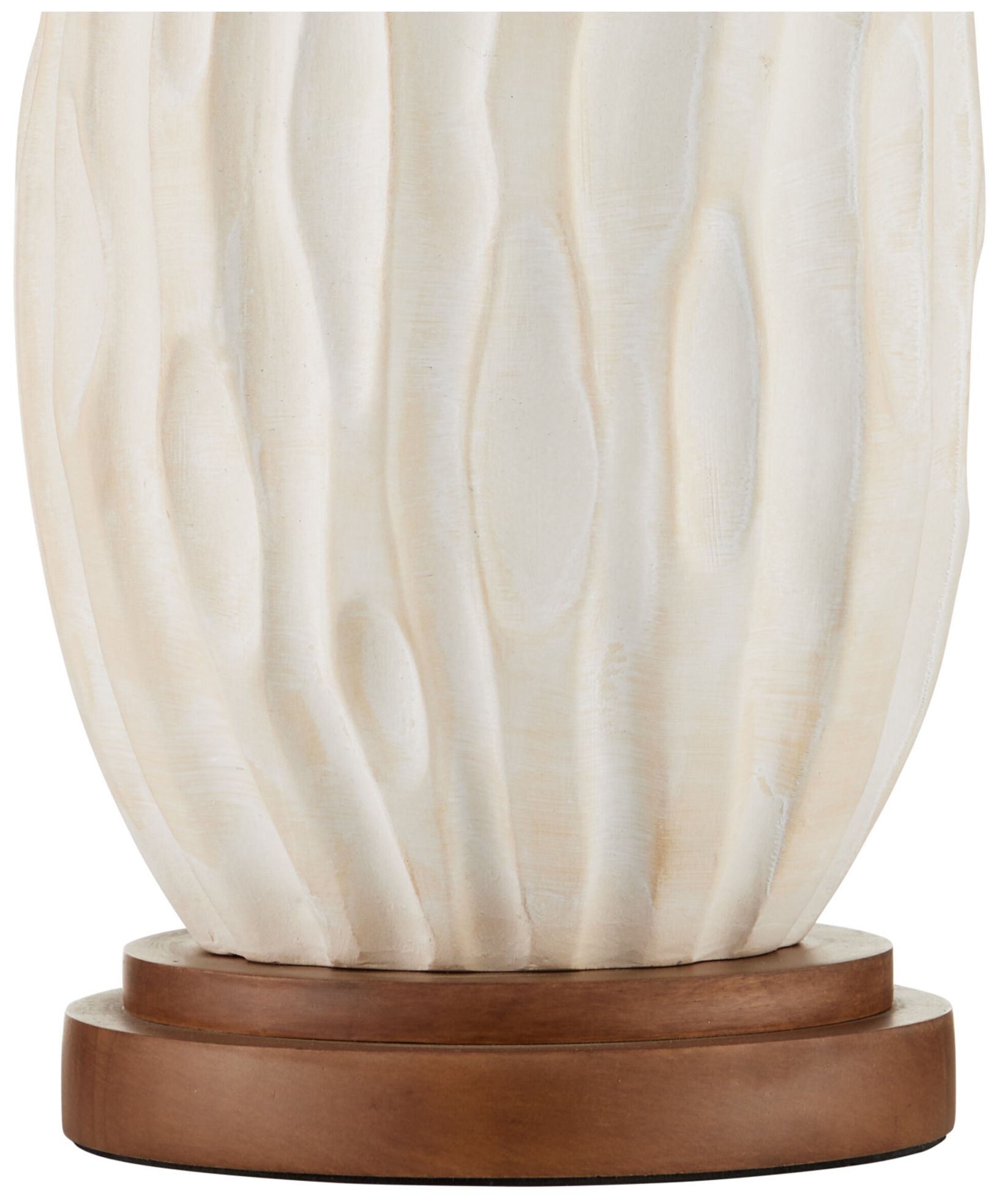 Image 2 Currey & Company 31" High Off-White, Natural Table Lamp more views