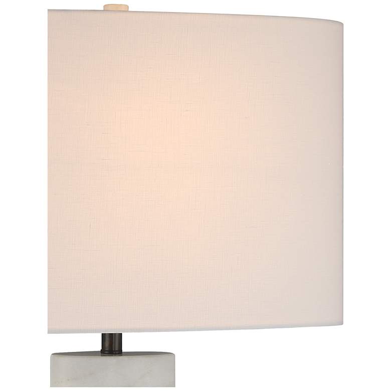 Image 4 Currey & Company 33.25" Stanhope White Table Lamp more views