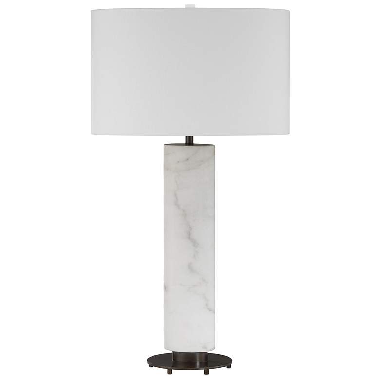 Image 6 Currey & Company 33.25" Stanhope White Table Lamp more views