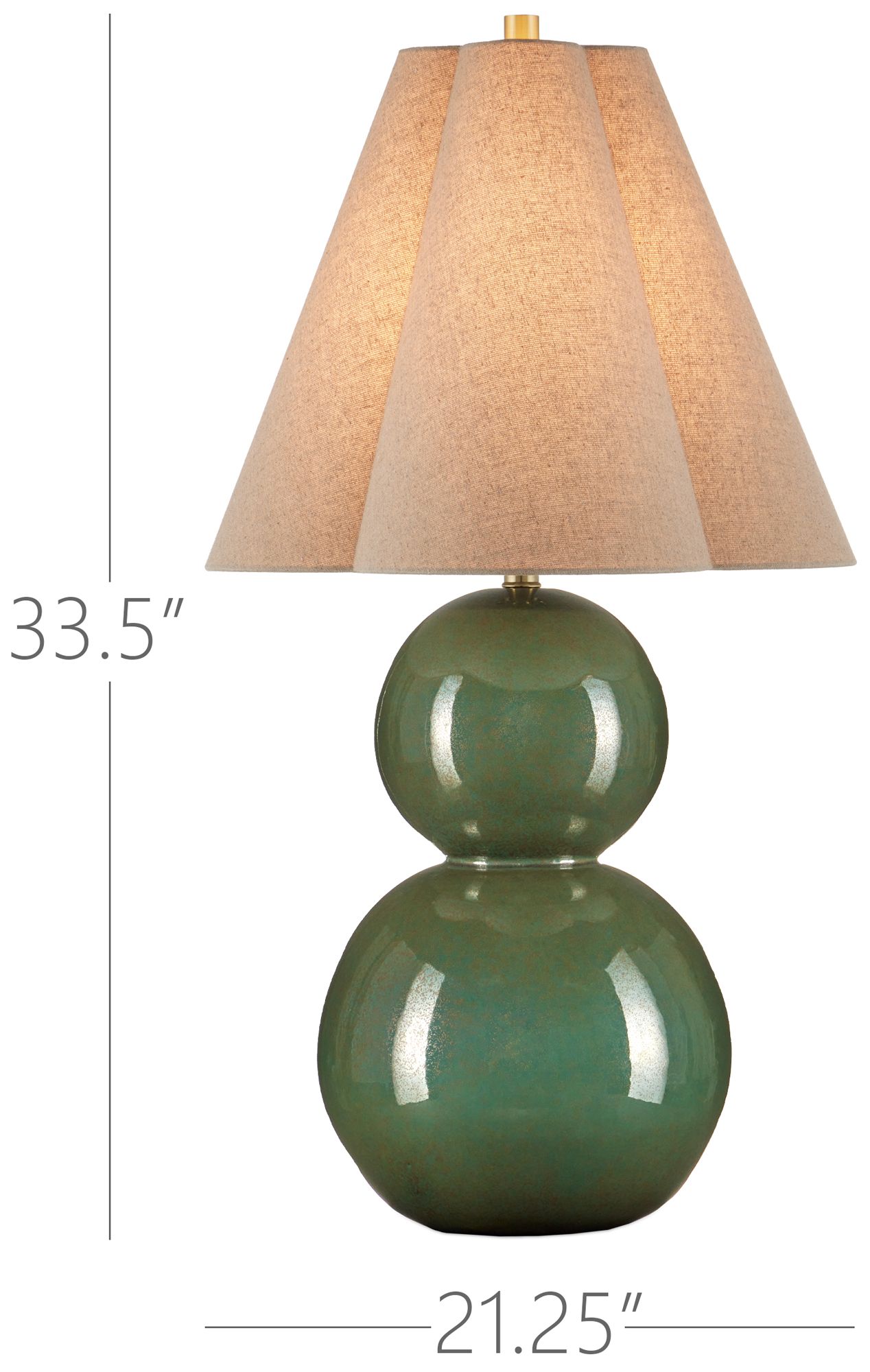 Image 7 Currey & Company 33.5" Kindred Table Lamp more views