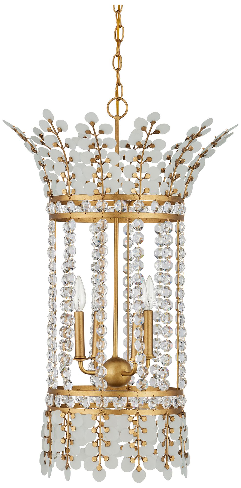 Image 4 Currey & Company 33" x 20" Bradshaw 4-Light Lantern more views