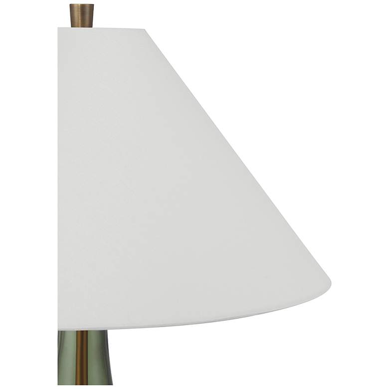 Image 3 Currey & Company 34" Olive Green Table Lamp more views