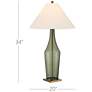 5_Currey & Company 34" Olive Green Table Lamp more views