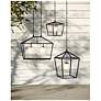 7_Currey & Company 39.75"x26"x26" Denison Large Black 1-Light Outdoor Lantern more views