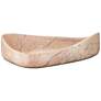 1_Currey & Company 4" x 15" x 8.5" Deaton Rosa Marble Bowl