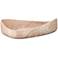 Currey & Company 4" x 15" x 8.5" Deaton Rosa Marble Bowl
