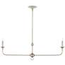 6_Currey & Company 40" Nottaway Linear Champagne 2-Light Chandelier more views