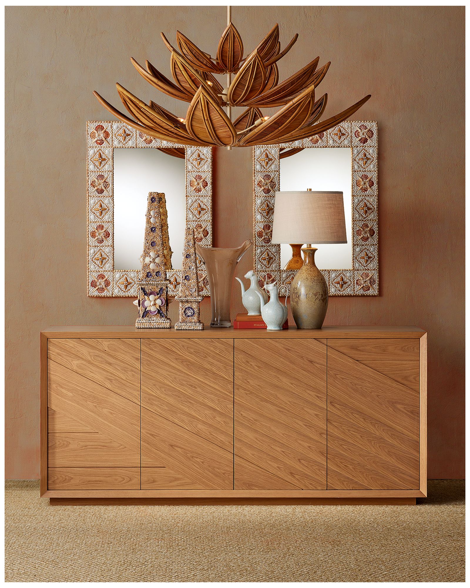 Image 6 Currey & Company 42.25" x 30" x 1" Junonia Rectangular Mirror more views