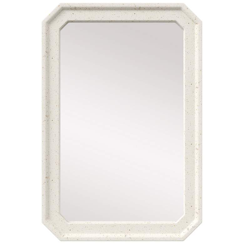 Image 1 Currey & Company 43" x 29" x 2" Carson Ivory Mirror
