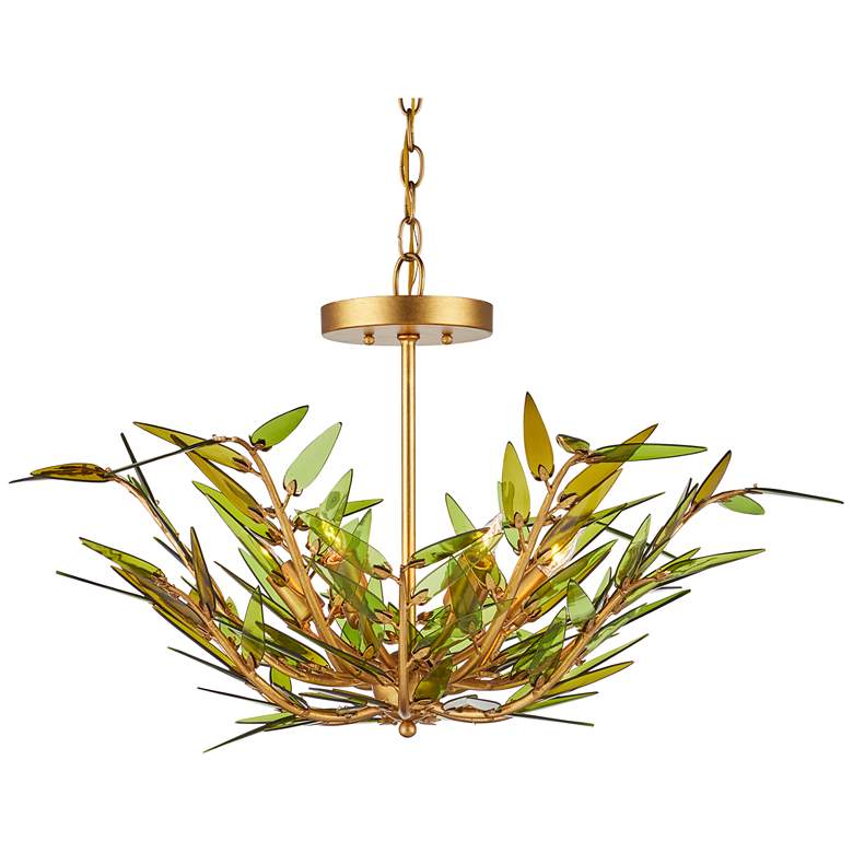Image 1 Currey & Company 44" Babylon 6-Light Pendant