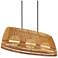 Currey & Company 52.75" Barbary Oval Outdoor 3-Light Chandelier