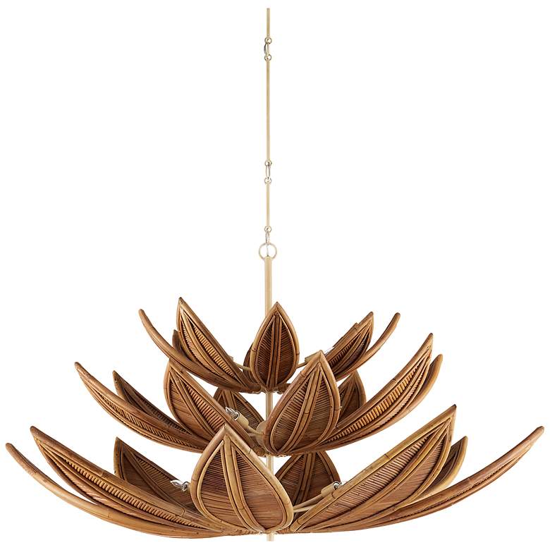 Image 5 Currey & Company 56.25" Cubana Three-Tier 12-Light Chandelier more views