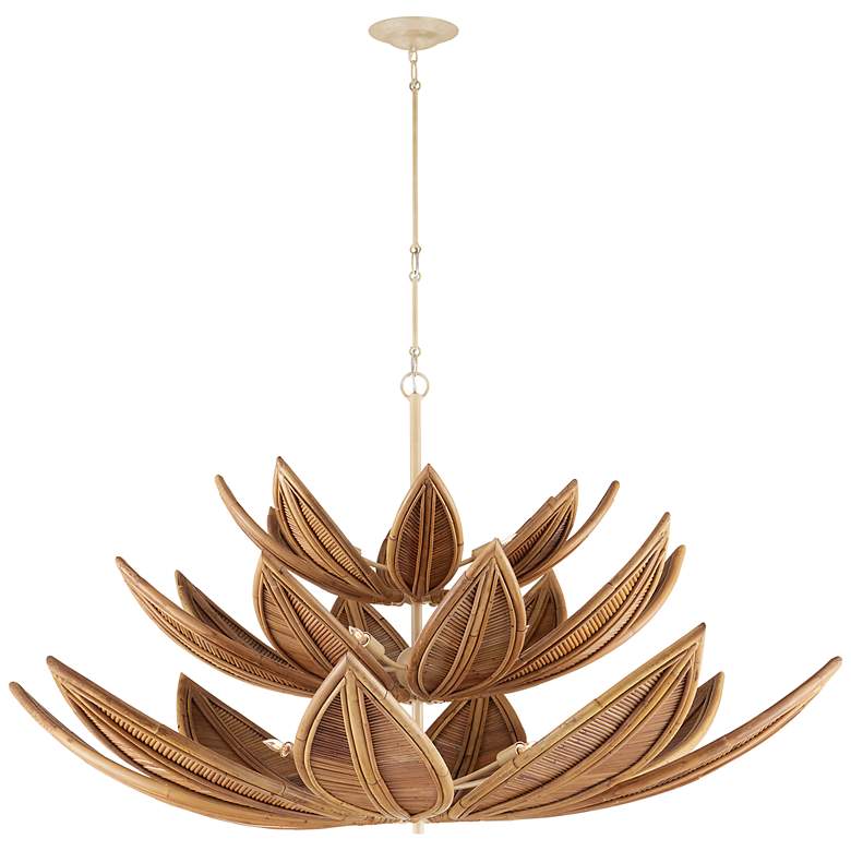 Image 6 Currey & Company 56.25" Cubana Three-Tier 12-Light Chandelier more views