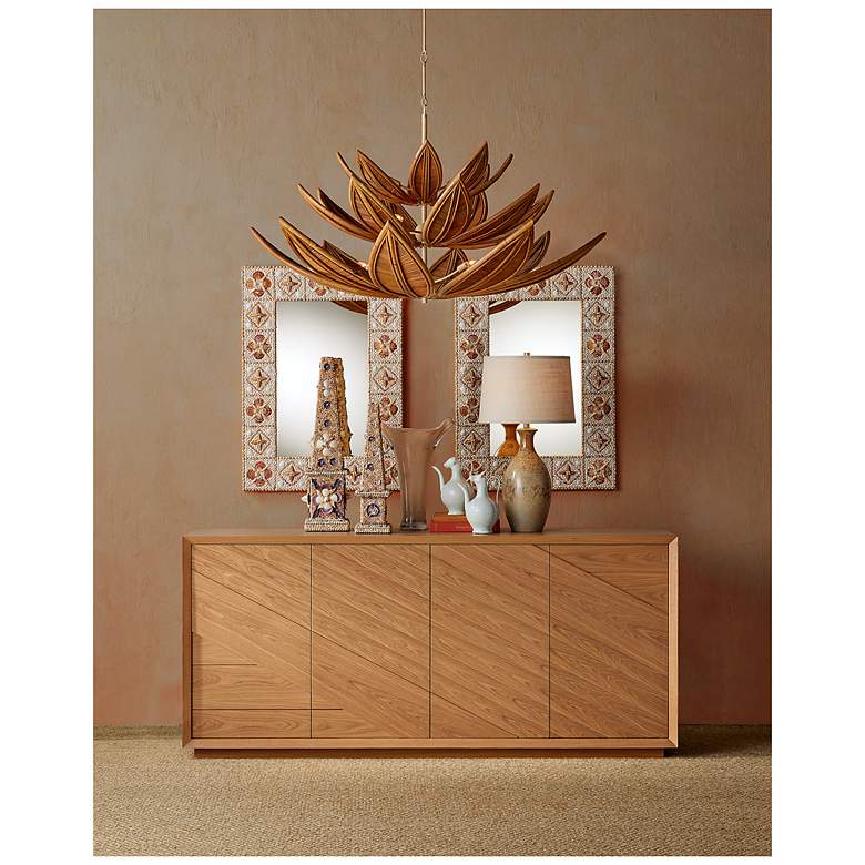 Image 7 Currey & Company 56.25" Cubana Three-Tier 12-Light Chandelier more views