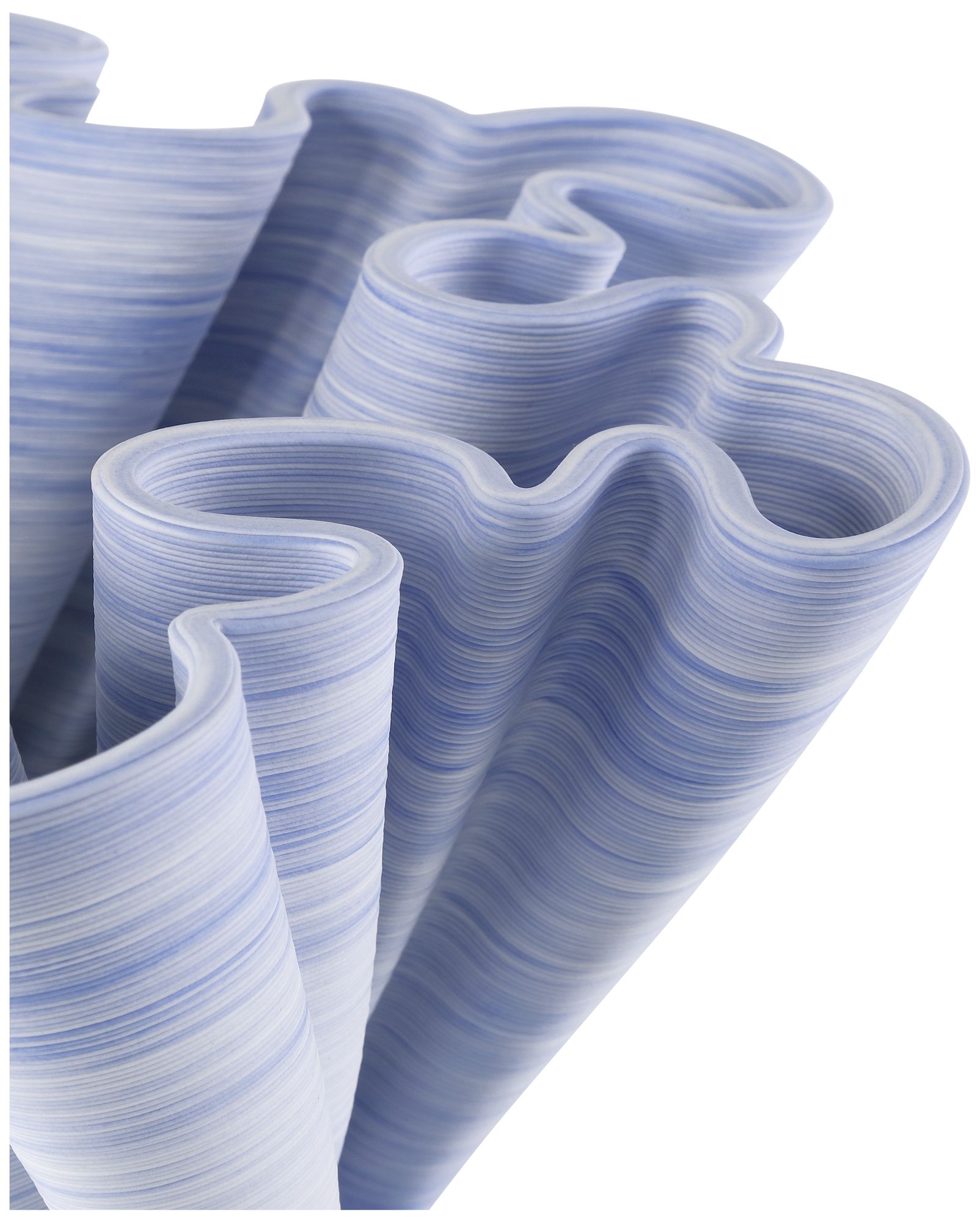 Image 2 Currey & Company 6.25" x 12.5" Twirl Blue Bowl more views