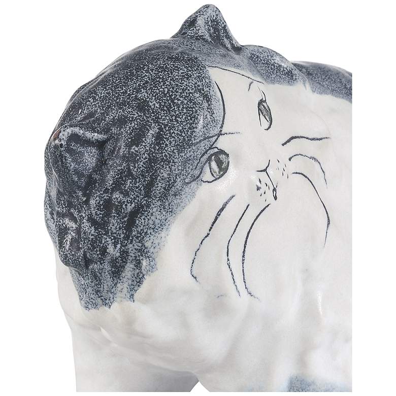 Image 2 Currey & Company 6.5" x 12.8" x 4.5" Siamese Cat Object more views