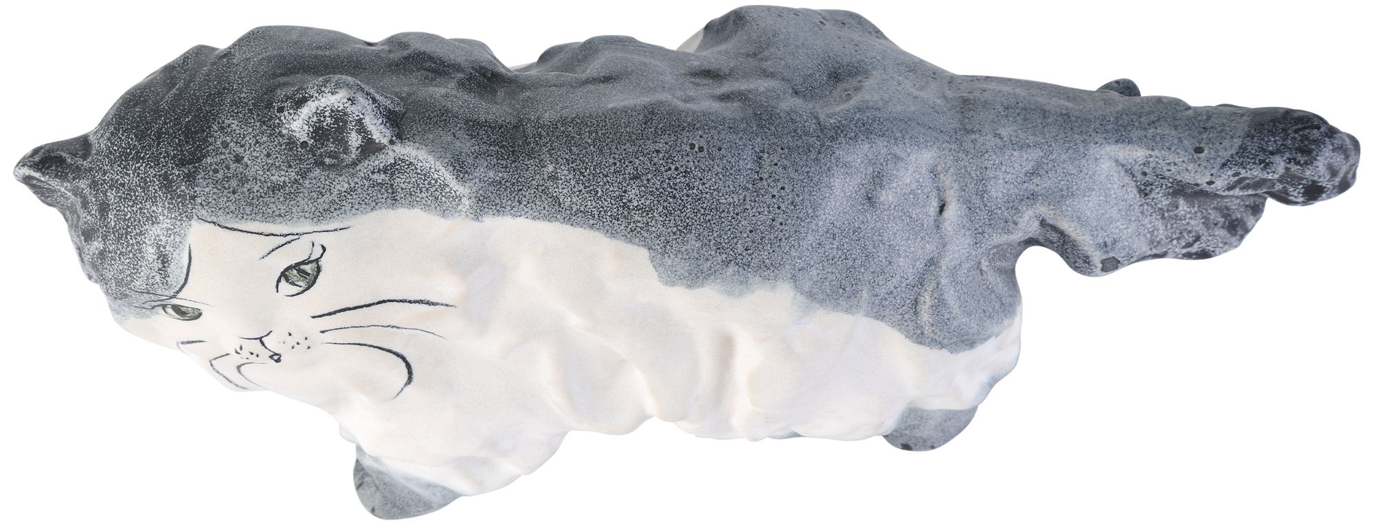 Image 3 Currey & Company 6.5" x 12.8" x 4.5" Siamese Cat Object more views