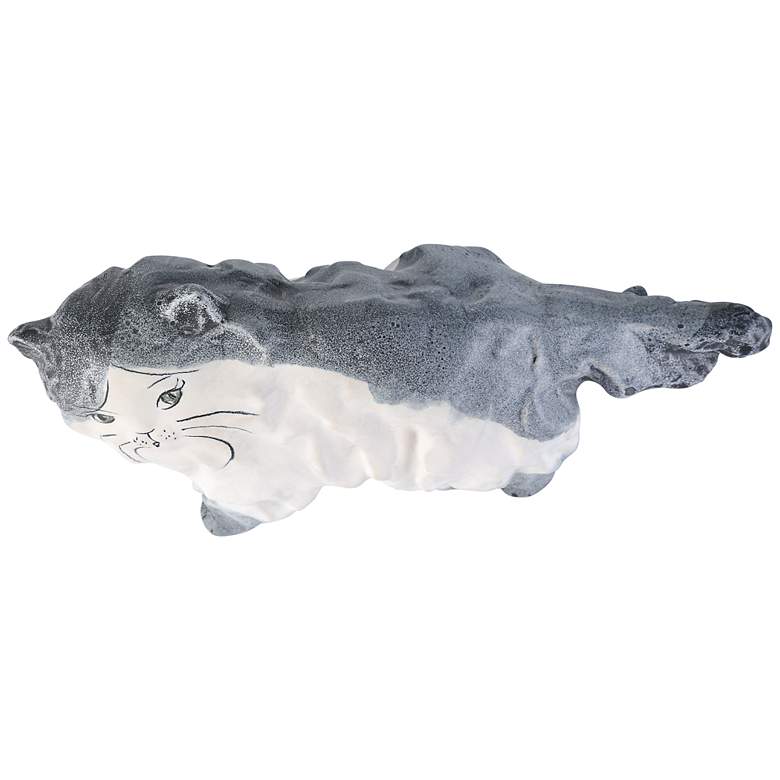 Image 3 Currey & Company 6.5" x 12.8" x 4.5" Siamese Cat Object more views