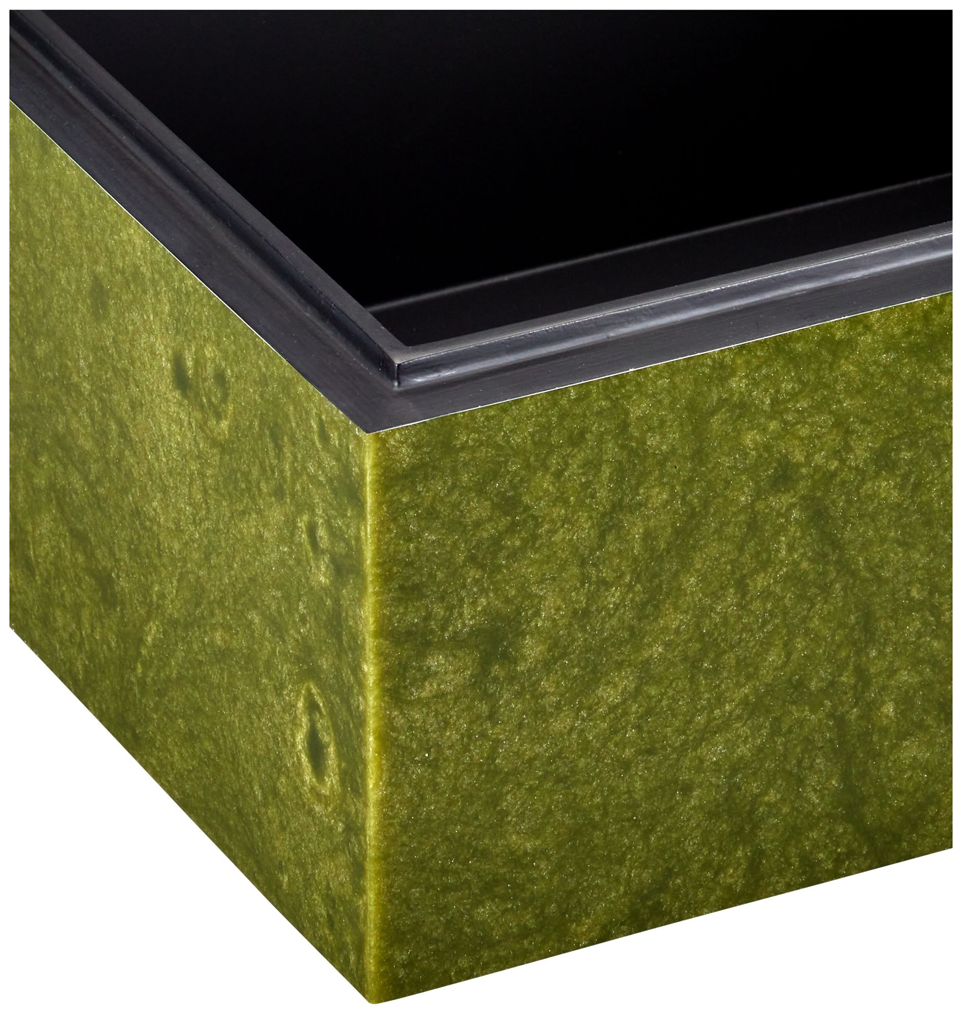 Image 2 Currey & Company 6" Rina Green Box more views