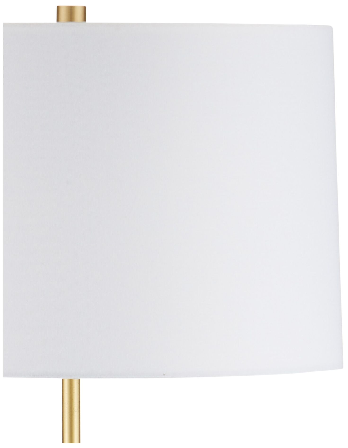 Image 3 Currey & Company 62" High Natural, Brushed Brass Floor Lamp more views
