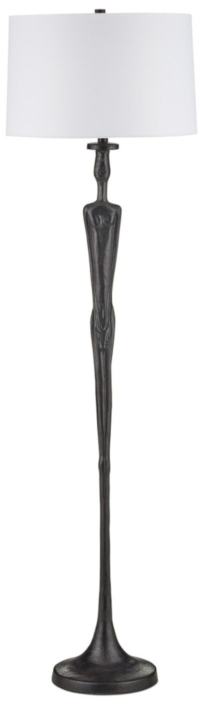 Image 6 Currey & Company 64" High Black Floor Lamp more views