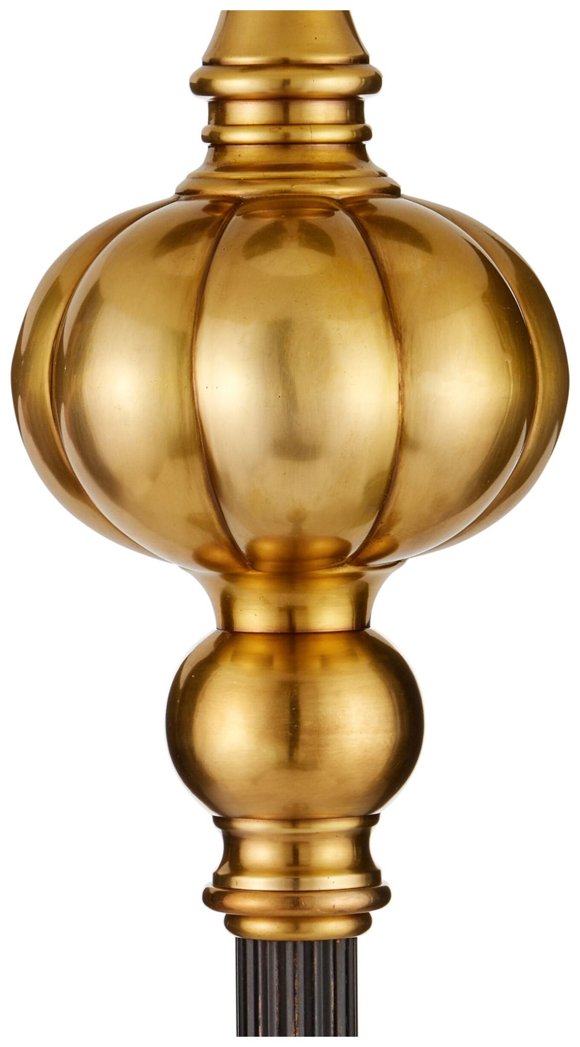 Image 2 Currey & Company 64" High Bronze, Vintage Brass Floor Lamp more views